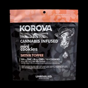 Sativa Toffee Mini Cookies (100mg)
