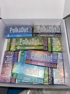 Polka dot Mushroom Chocolate Bars