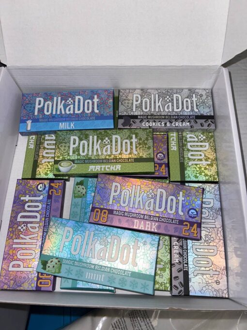 Polka dot Mushroom Chocolate Bars